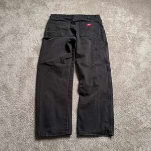 BLACK DICKIES STRAIGHT LEG CARGO PANTS